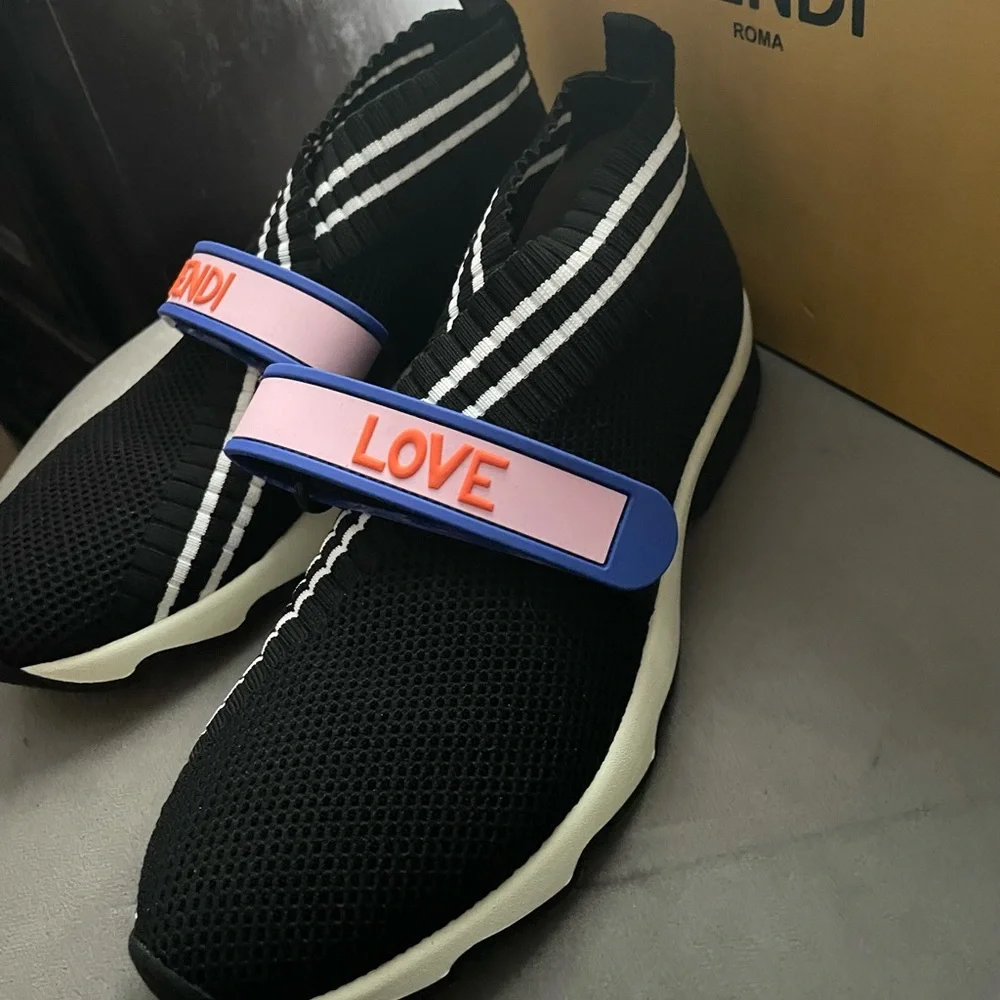 Fendi Love in Filato black Sneakers - Picture 9 of 9